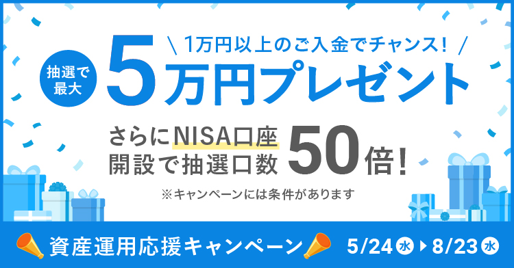 資産運用応援キャンペーン