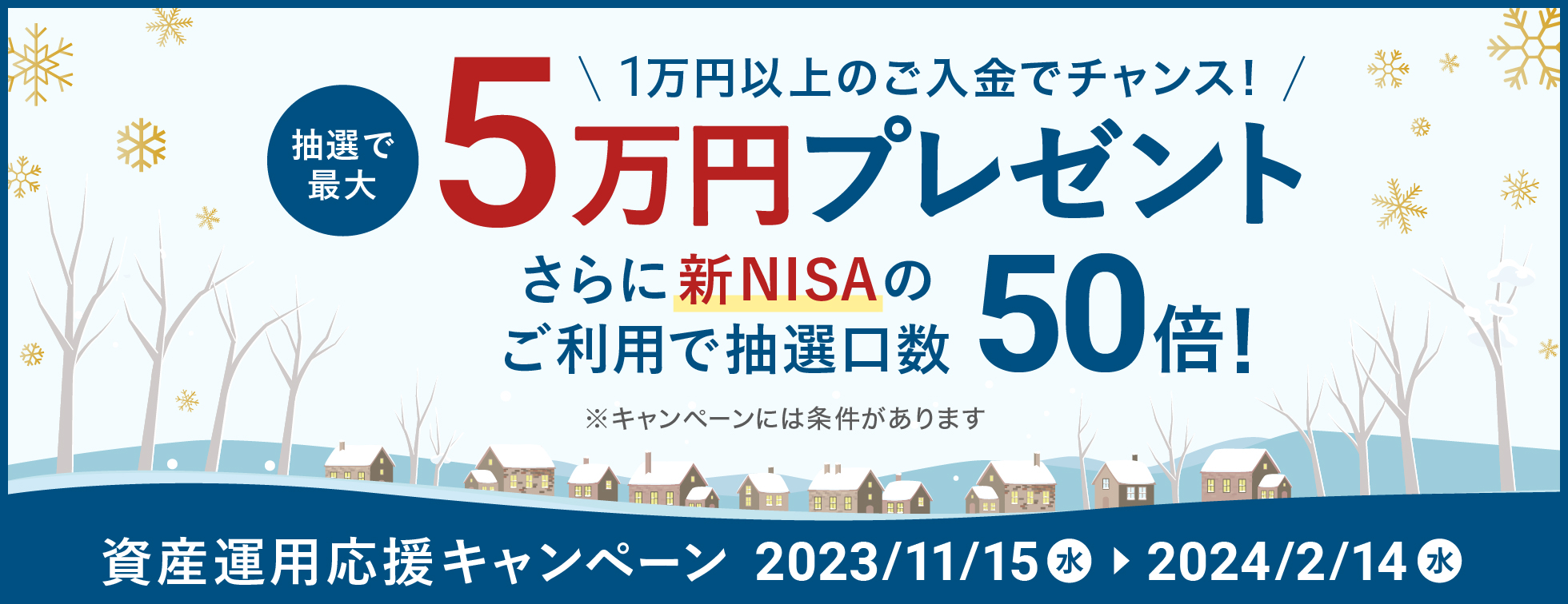 資産運用応援キャンペーン
