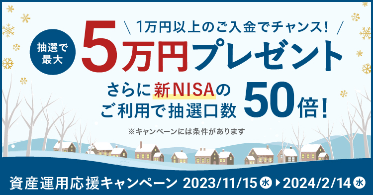 資産運用応援キャンペーン