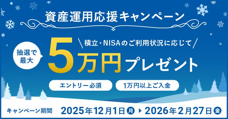 資産運用応援キャンペーン