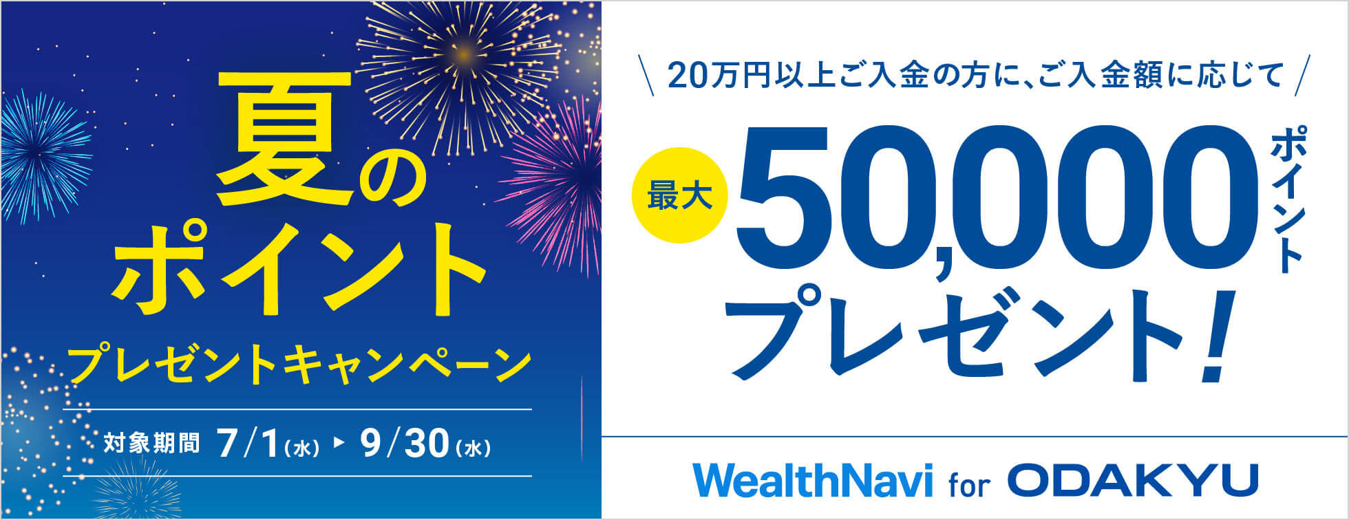 夏のポイントプレゼントキャンペーン