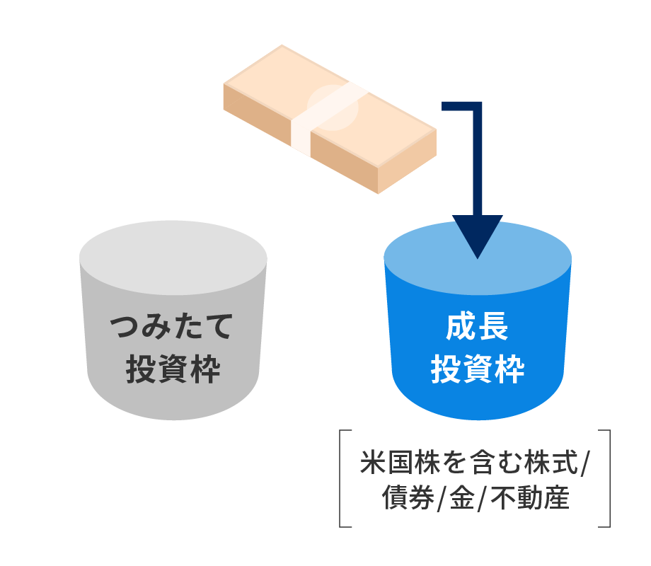 「成長投資枠」のみで資産を購入