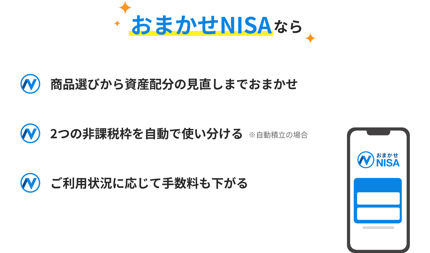 おまかせNISAなら