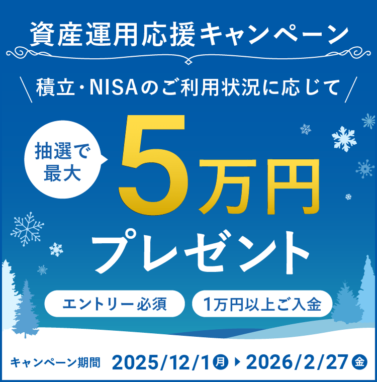 資産運用応援キャンペーン