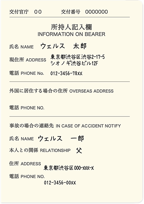 住所が記載されたページ(所持人記入欄)を運転免許証の「裏面」にアップロード